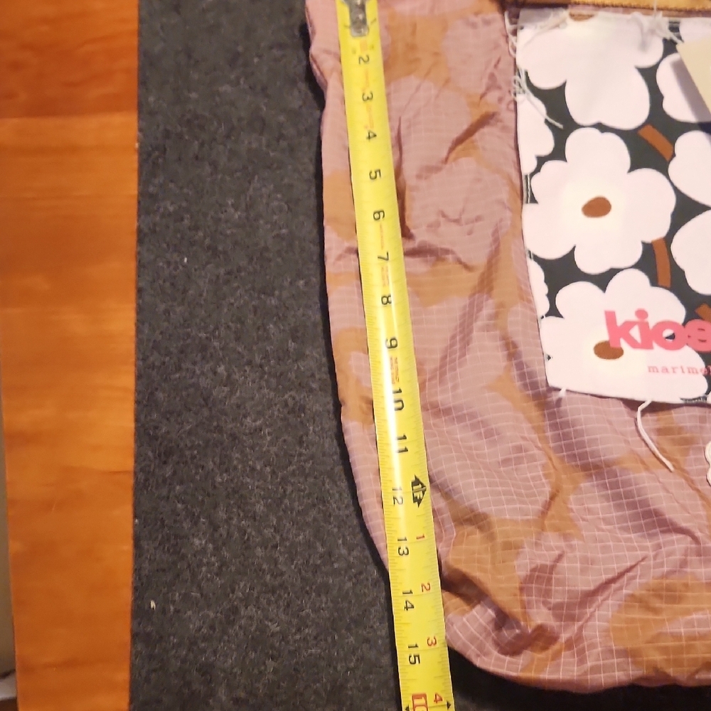 Marimekko Funny Tote Unikko  Pink and Brown - Picture 4 of 6